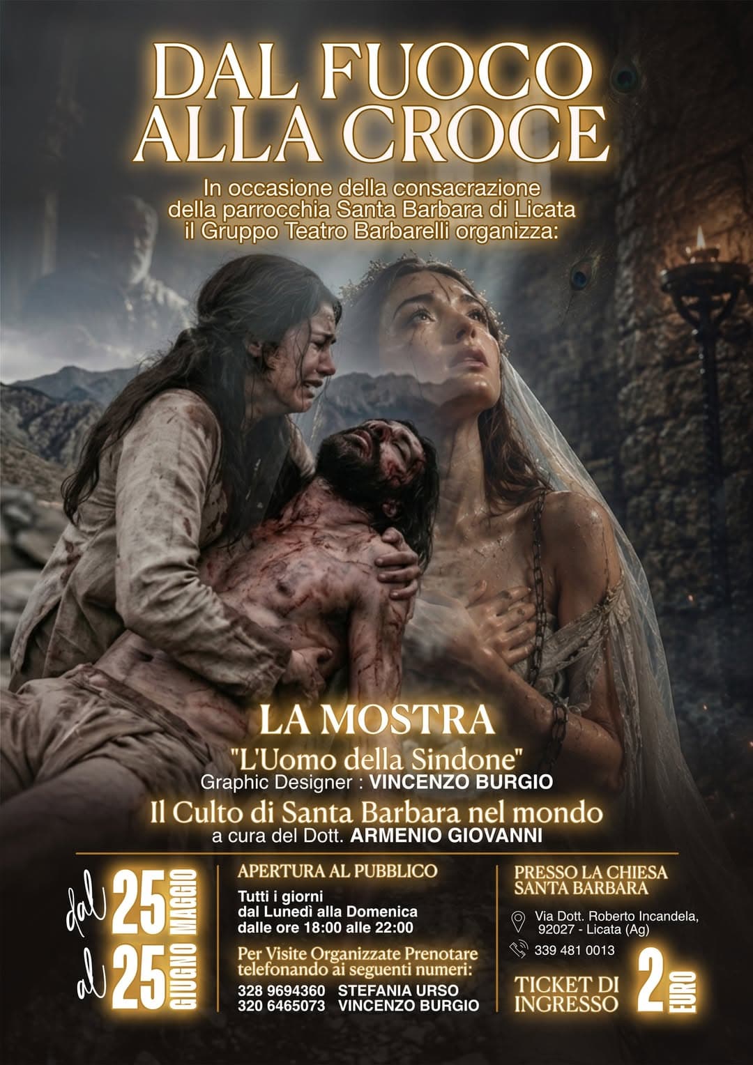 Mostra L'Uomo della Sindone e il culto di Santa Barbara nel mondo